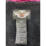 HARLEY DAVIDSON Downs Filled Fleece Lined Satin Logo Jacket Women’s L Hot‎ Pink Size L Photo 3