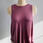Free People Movement Oversized Racer Back Tank- Mauve- Size Medium/Large- NWOT Photo 0