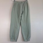 Brandy Melville John Galt Sweatpants Womens Small Sage Green Jogger Pockets Photo 3