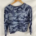 Rails  Theo Blue Indigo Camo Sweatshirt size small Photo 6