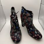 Sam Edelman  Floral Print Brocade Heeled Booties Women’s  US Size 10 Multicolor Photo 1