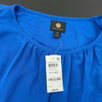 JM Collection  Womens‎ Top Color Blue Size Petite Medium NWT (A127) Photo 2