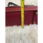 Coach Dreamer w/ Signature Canvas Color blocking Burgundy leather Gold hardware Photo 10