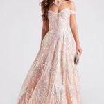 Windsor Ava Sequin Off-The-Shoulder Ball Gown new with tags Photo 2