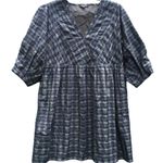Madewell Women Marianna Puff-Sleeve Plaid Mini Dress Small NWOT Photo 7
