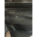 Brighton Vintage  Brown Checkbook Wallet Bifold Croc &‎ Pebble Leather Photo 5