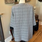 Vintage Cary Robins Long Blazer Black Pink White Suit Jacket Size L Photo 5