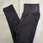 Dfyne Charcoal Gray and Black Leggings Photo 0