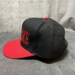 Vintage Apsaroke Snapback Hat Crow Native American Black‎ Red Otto Cap Black Photo 1