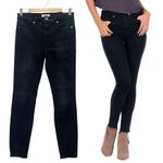 Revtown Jeans Decade Denim Size 28 | 6 Mid Rise Skinny Ankle Jean Jet Black Wash Photo 13