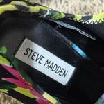 Steve Madden Floral Black Pink Green Heels Photo 7