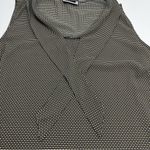 Maggie Barnes Maggie Barnes Sleeveless Top Tie Front Womens Size 26W Black Gold Geometrical Photo 5