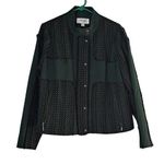 Per Se  green Short jacket 2 Tone SNaps sz 16 XL Plus Photo 0