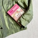 Elementz Y2K Vintage Metallic Green Button-Up Jacket Photo 6