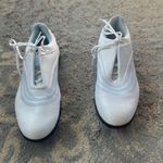 Adidas  Z-Traxion White 7 Light Blue Spiked Golf Shoes Women's 10 Photo 4