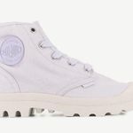 Palladium PAMPA HI high top lace up boots/sneakers , size 8.5 white on white Photo 0