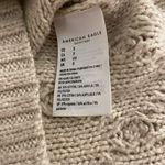 American Eagle Cable Knit Long Sleeve Cropped Sweater, Tan/Beige, Size S, EUC Photo 10
