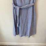 Joules Clothing Joules Seersucker Blue & White Midi Dress Size 6  Photo 2