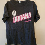 Hanes Indiana Iu Hoosiers graphic t-shirt size womens medium loose fit Photo 0
