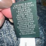 LRL Lauren Jeans Co. Women's Floral Button Up Jacket Denim, Linen Blend Size 16 Blue Photo 7