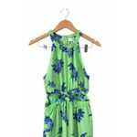 Likely Karrica Maxi Dress Green Blue Floral Print Cut Out Halter Size 8 NEW Photo 5