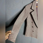 Max Studio  NWT pink and gray soft double breasted blazer.  Size XSmall Photo 5