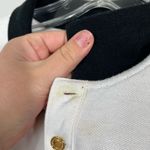 Ralph Lauren Lauren  Embroidered Crest Logo Black White Colorblock Polo Shirt M Photo 7