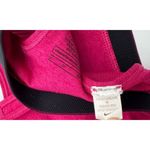 Nike Pro Racerback Sports Bra Bright Pink/Black Dri-Fit Wireless Womens Medium M Photo 4