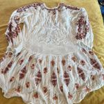 Free People Women's Adrianna Embroidered Hi-Low Tunic Dress Size Small EUC Photo 7
