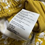 Anthropologie  Somerset Jumpsuit Yellow Chartreuse Floral Cotton XS Photo 8