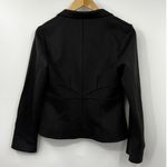 Robert Rodriguez Open Cut Arm Holes Belted Wool Blazer Jacket Black Size 10 Photo 5