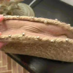 Lulus  Exceptionally Sunny Embroidered Half Moon clutch‎ NWT Photo 5