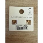 Madewell $24 New  Semiprecious Huggie Hoop Earrings - Gold Photo 5