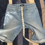 D. Jeans NWT  Women's Blue Stretchy Denim Bermuda Shorts Photo 7