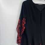 Grace Karin Floral Flutter Sleeve Dress Sz 3X A-line Holiday Valentine Chiffon Photo 6