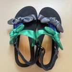 Stuart Weitzman  Bandeau Sport Sandal Teva Style Satin Bow Strap Size 7.5 Adjusts Photo 5