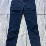 Nili Lotan Navy Corduroy High Rise Cropped Pants Womens Size 00 Blue Photo 0