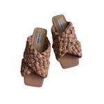 Steve Madden Llarina Tan Braided Slide Sandals Size 8 Photo 6