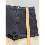 Topshop  Moto Shorts Womens 26" Black Stretch 1" Inseam High Rise Travel Vacation Photo 5