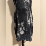 EUC AGB Black and Gray Tie Dye Sleeveless Zip Up Dress size 8 Photo 2