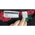 Jennifer Moore  Large Embellished Button Front Cardigan Sweater Christmas Holly Photo 3