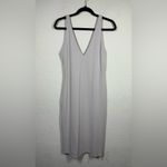 Aritzia Babaton Contour V Neck Midi Dress Size Large Photo 2