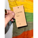 NWT Mandalay Multi Color Silk Beaded Sequin Midi Evening Gown Dress Womens Sz 10 Green Photo 12