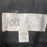Jolt  Black Pull On Soft Lightweight Belted Laser Cutout Shorts Size 1/25 EUC Photo 3