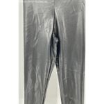 Joie  Black Women's Faux Leather Leggings - Contemporary‎ Fit - Size Medium Photo 2