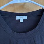 ALC Frank ALC "Kati" Puff-Sleeve Cotton Tee Shirt Black XS Photo 3