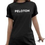 Peloton  Black Graphic Logo Shirt Gym Activewear Size Small GUC #4601 Photo 0