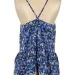 I Madeline Seascape Blue Fringe Sleeveless Top size Large Photo 8