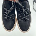 Anthropologie Anthro J/slides black Damien Perforated Knit Platform Sneakers Shoes size 8 Photo 2