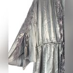 Avid Love XXL Elegant Satin n Lace Black Front Tie Chemise Photo 4